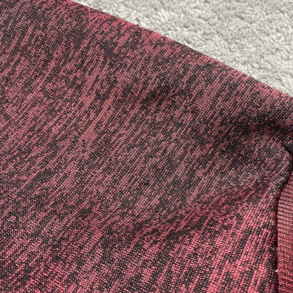 Range Fleece Full Zip Hoodie Sweatshirt Mens Large Red Black Pattern - Picture 9 of 16